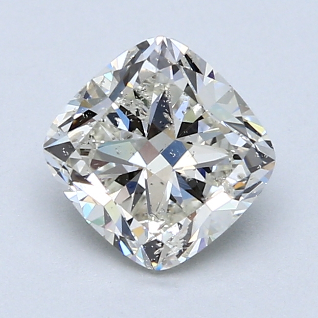 1.61 ct Cushion Cut Natural Diamond : J / SI2