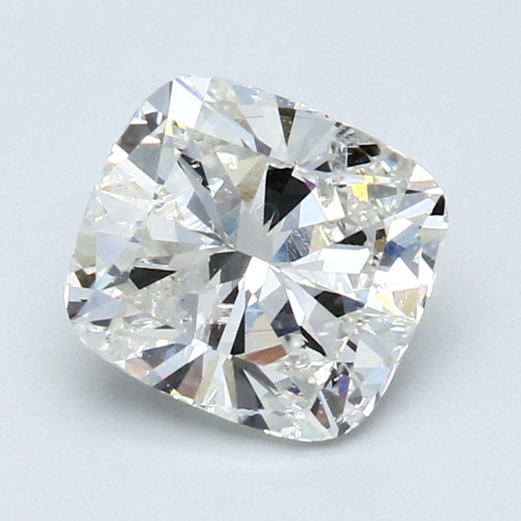 1.92 ct Cushion Cut Natural Diamond : H / SI2