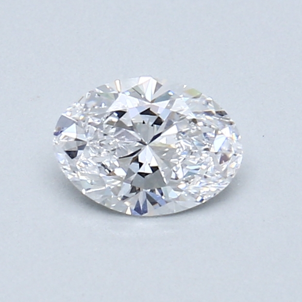 0.46 ct Oval Natural Diamond : D / SI1