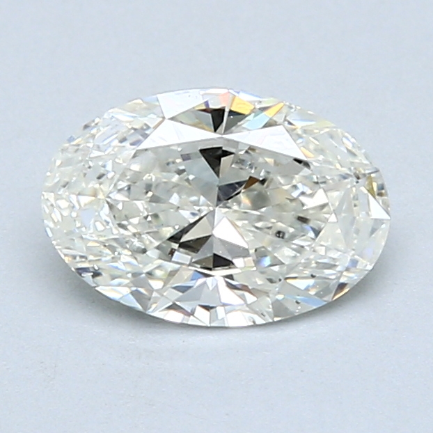 1.01 ct Oval Natural Diamond : J / SI2