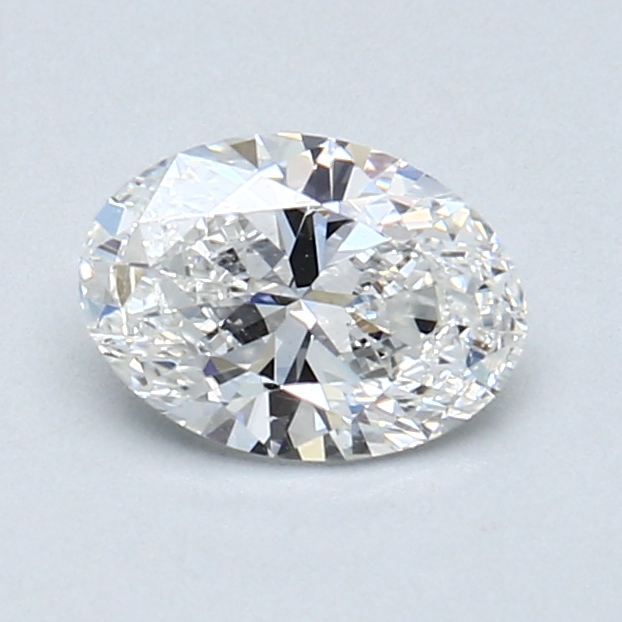 0.70 ct Oval Natural Diamond : F / SI1
