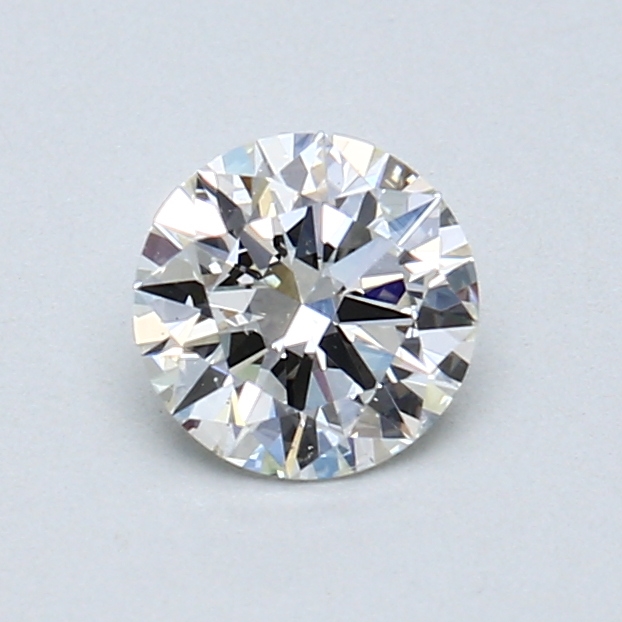 0.57 ct Round Natural Diamond : J / SI1