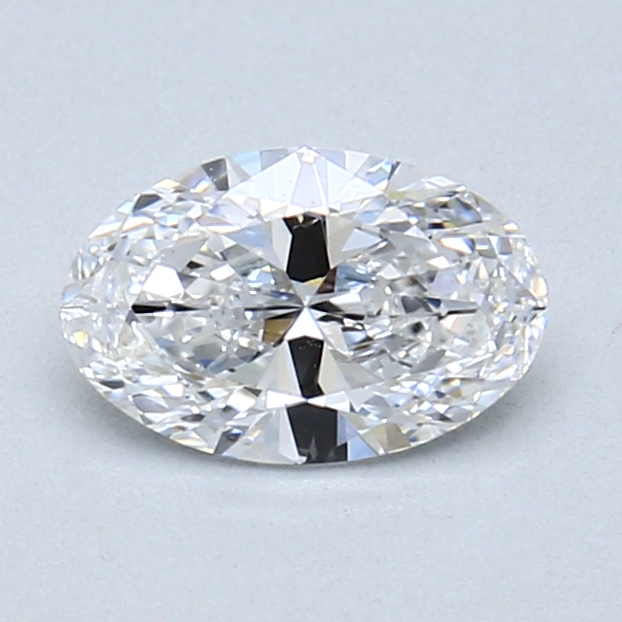 0.70 ct Oval Natural Diamond : D / SI1