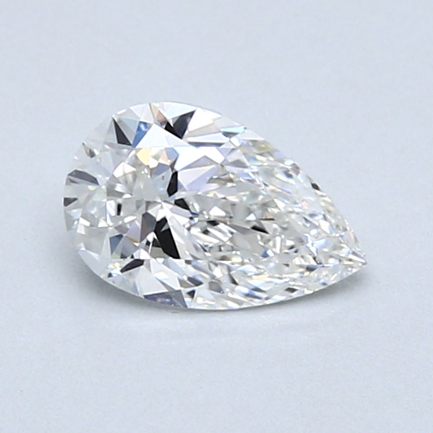 0.64 ct Pear Shape Natural Diamond : F / SI2