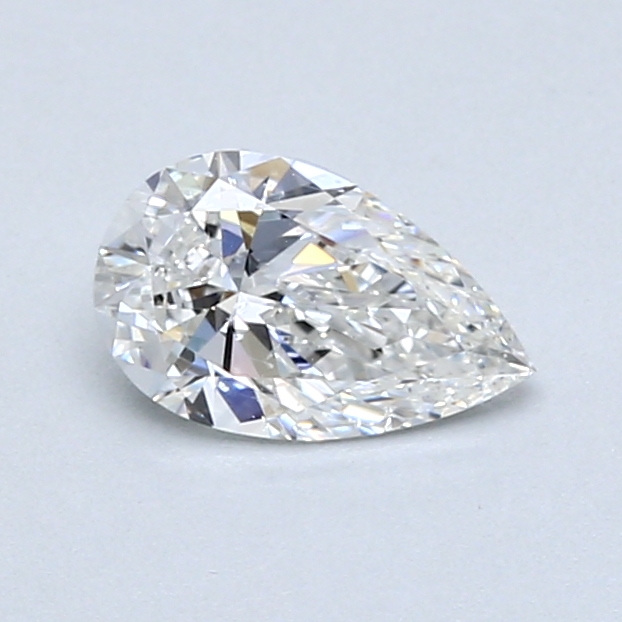 0.60 ct Pear Shape Natural Diamond : F / SI2