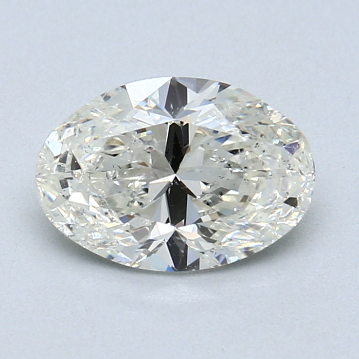 1.50 ct Oval Natural Diamond : J / SI2