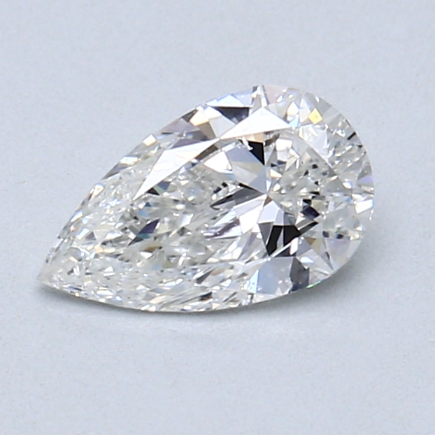 0.61 ct Pear Shape Natural Diamond : F / SI2