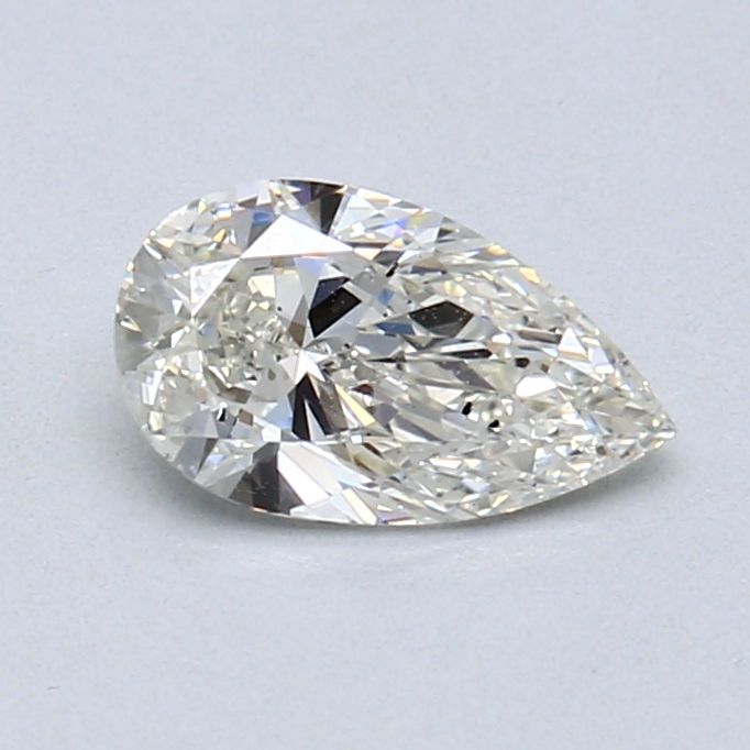 0.69 ct Pear Shape Natural Diamond : J / SI1