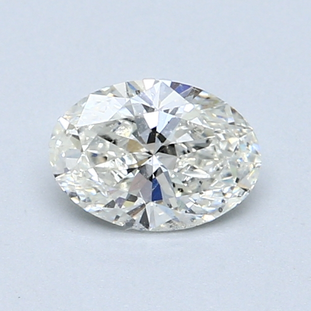 0.72 ct Oval Natural Diamond : J / SI2