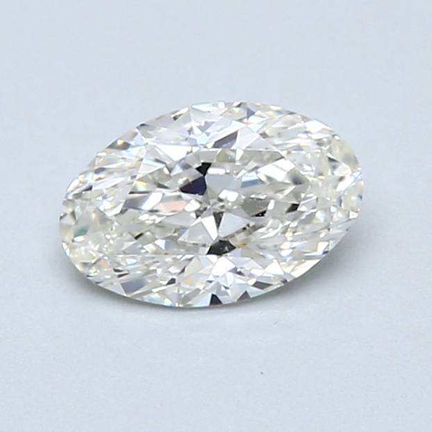 0.70 ct Oval Natural Diamond : J / SI1