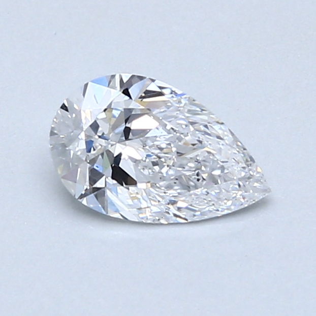 0.63 ct Pear Shape Natural Diamond : D / SI2