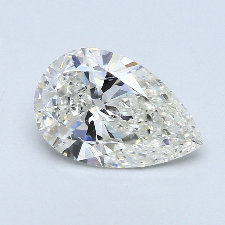 2.00 ct Pear Shape Natural Diamond : J / SI2