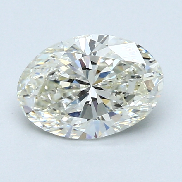 1.01 ct Oval Natural Diamond : J / SI1