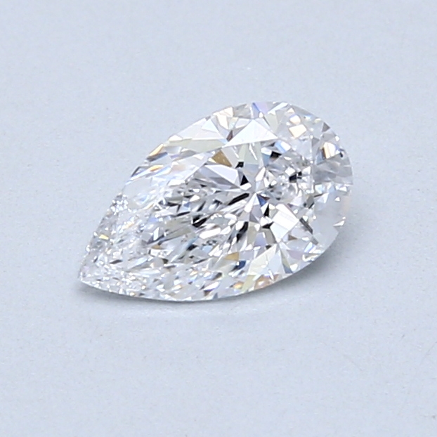 0.50 ct Pear Shape Natural Diamond : D / SI2