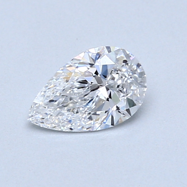 0.51 ct Pear Shape Natural Diamond : D / VS2