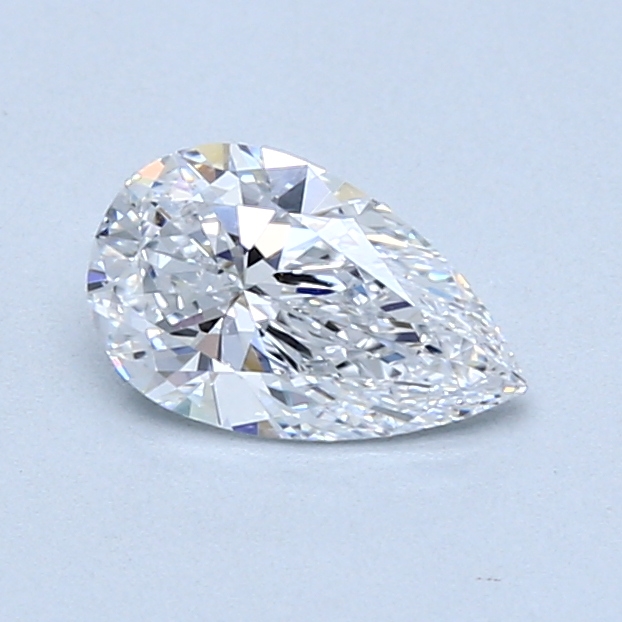 0.63 ct Pear Shape Natural Diamond : D / VS2