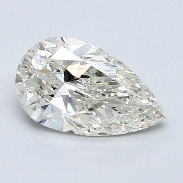 1.01 ct Pear Shape Natural Diamond : J / I1