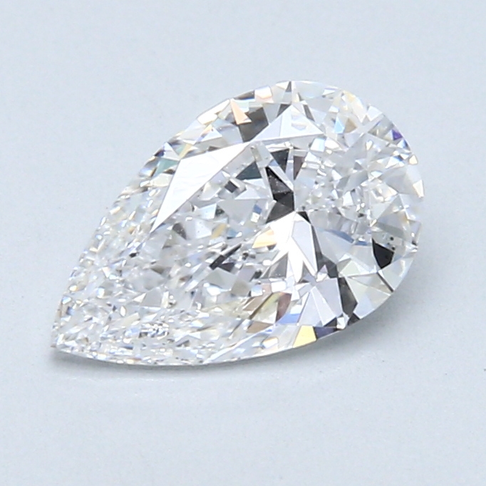 1.00 ct Pear Shape Natural Diamond : D / SI1