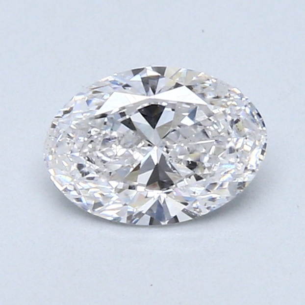 0.70 ct Oval Natural Diamond : D / SI2