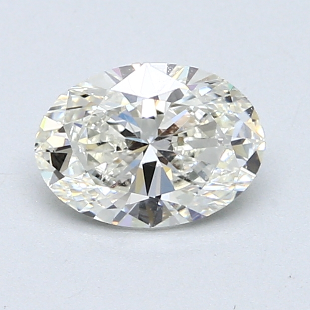 1.00 ct Oval Natural Diamond : J / SI2