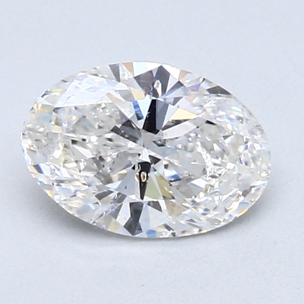 1.00 ct Oval Natural Diamond : D / I1