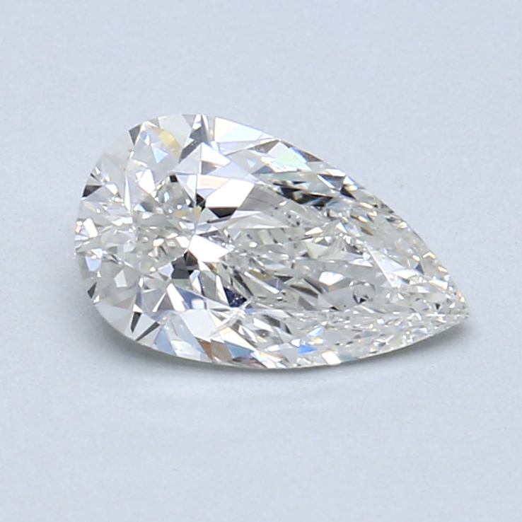 1.00 ct Pear Shape Natural Diamond : H / SI2