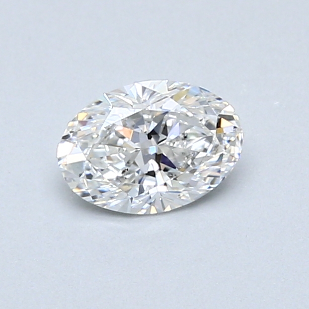 0.52 ct Oval Natural Diamond : F / SI1