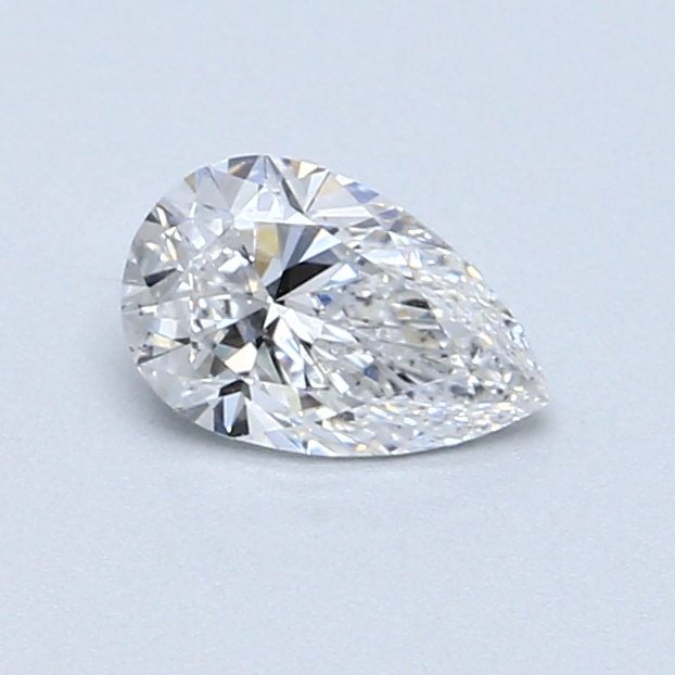 0.53 ct Pear Shape Natural Diamond : D / SI1