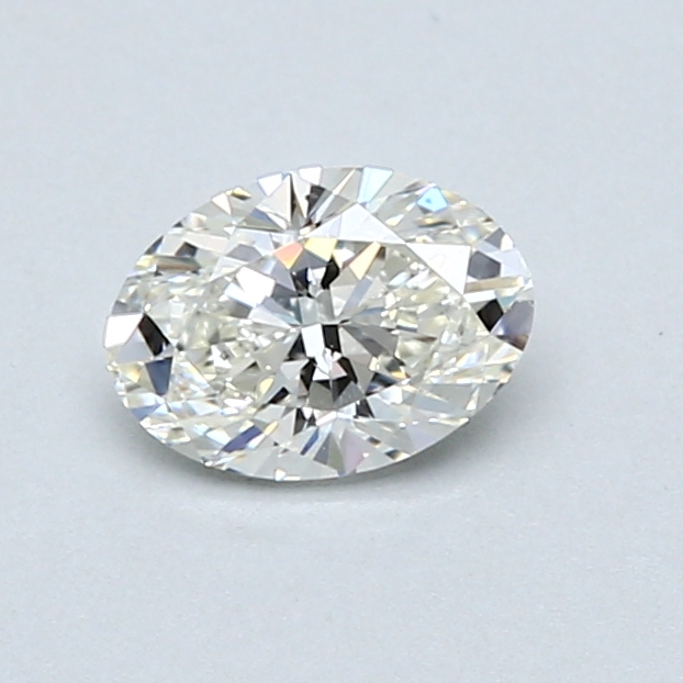 0.60 ct Oval Natural Diamond : J / SI1