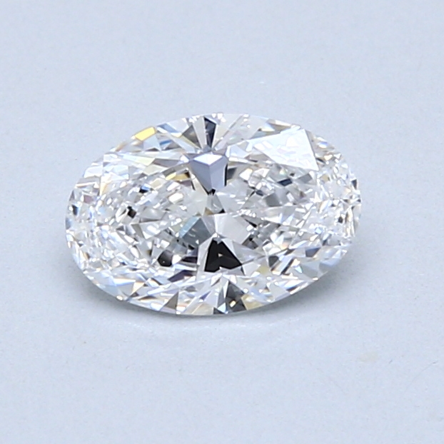 0.60 ct Oval Natural Diamond : D / VS2