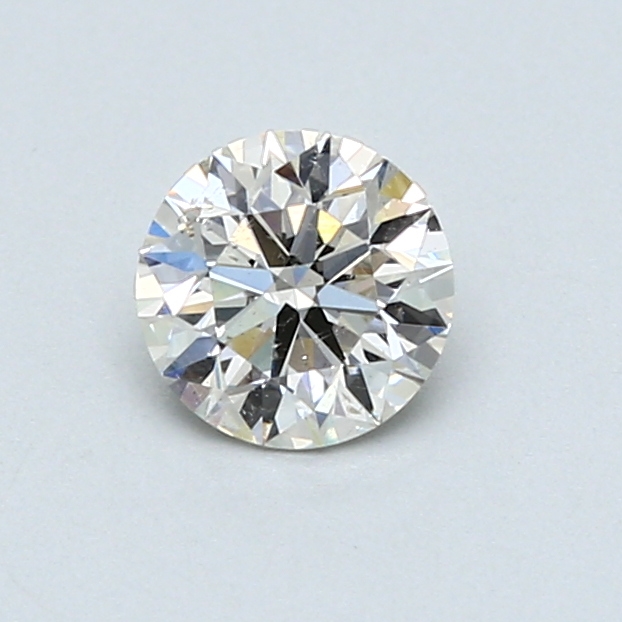 0.60 ct Round Natural Diamond : J / SI2