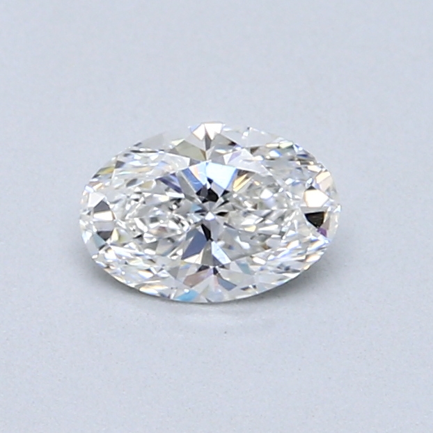0.50 ct Oval Natural Diamond : F / SI1