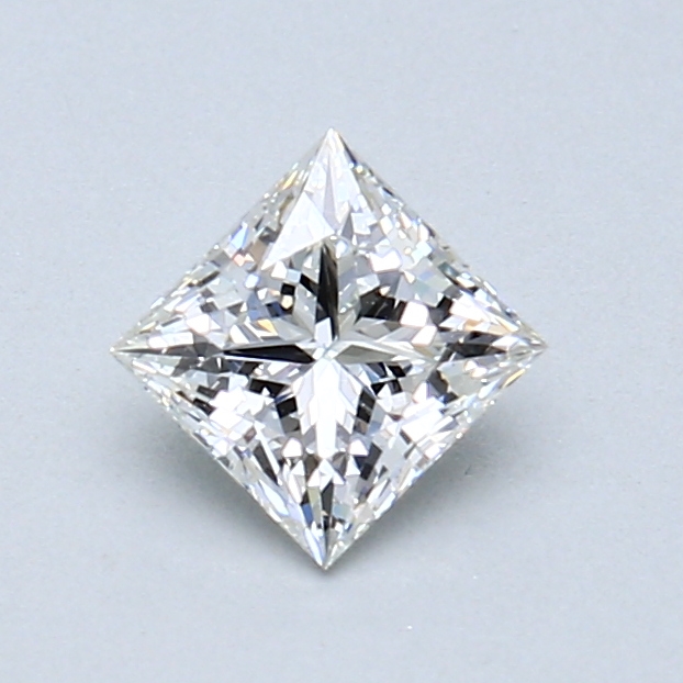 0.54 ct Princess Cut Natural Diamond : I / VVS2
