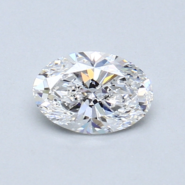0.50 ct Oval Natural Diamond : D / SI1