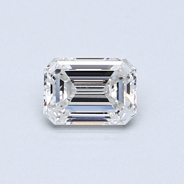 0.51 ct Emerald Cut Natural Diamond : G / VVS2