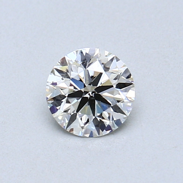 0.40 ct Round Natural Diamond : J / SI2