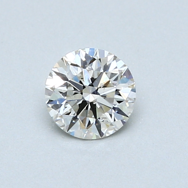 0.51 ct Round Natural Diamond : J / SI2