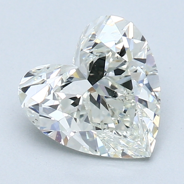 1.51 ct Heart Shape Natural Diamond : H / SI2