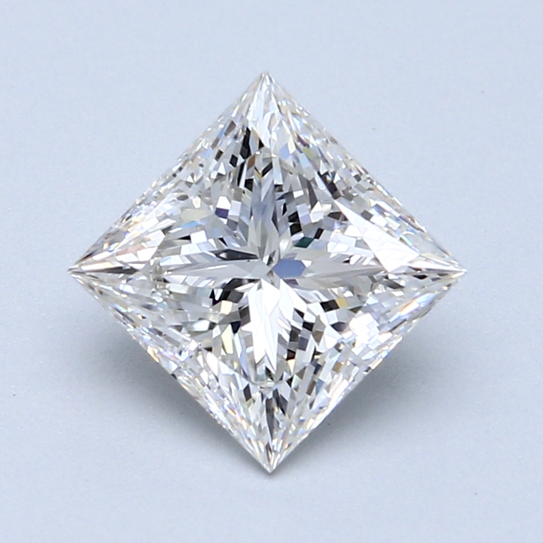 2.08 ct Princess Cut Natural Diamond : H / VVS2