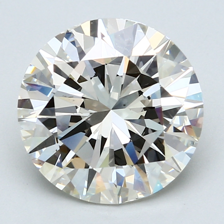 4.05 ct Round Natural Diamond : K / SI1