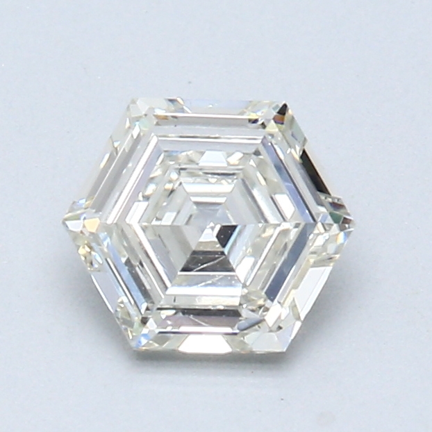 0.71 ct Hexagonal Diamond : J / SI1