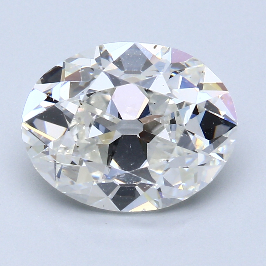 4.01 ct Oval Natural Diamond : G / VS2