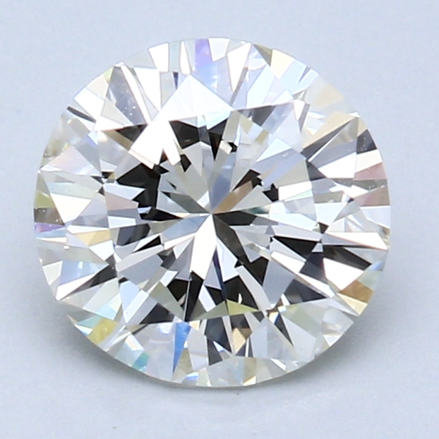 1.70 ct Round Natural Diamond : J / VVS2