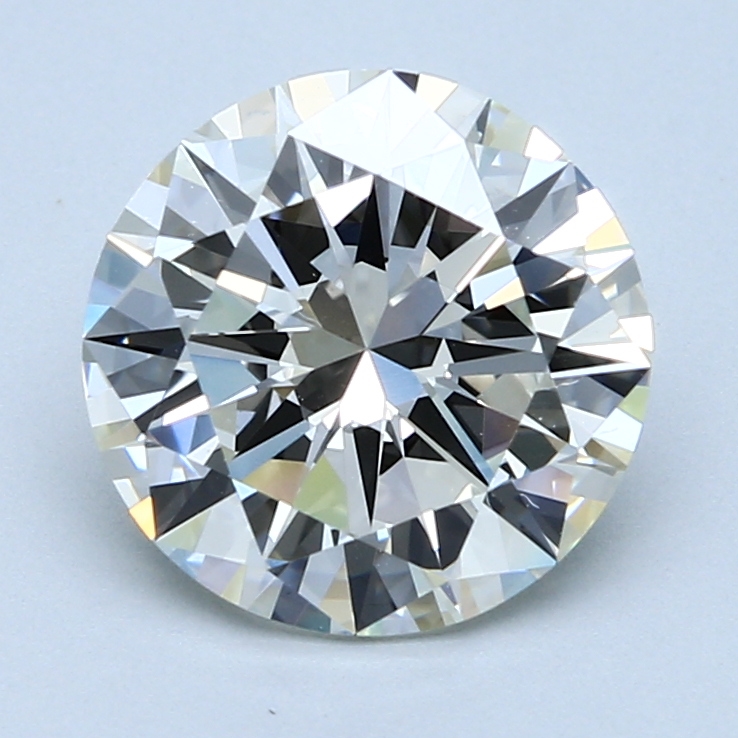 3.02 ct Round Diamond : J / VVS1