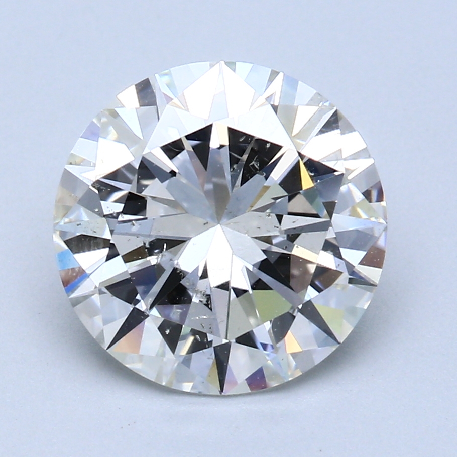 3.63 ct Round Diamond : J / SI2