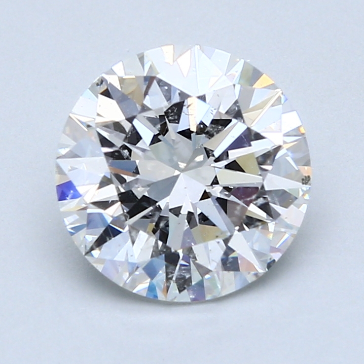 2.51 ct Round Natural Diamond : F / SI2