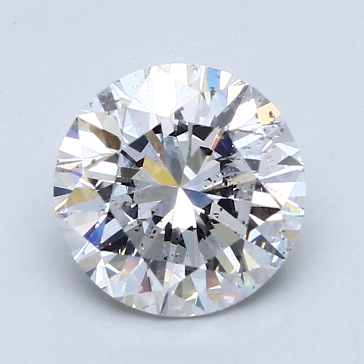 2.51 ct Round Natural Diamond : D / SI2