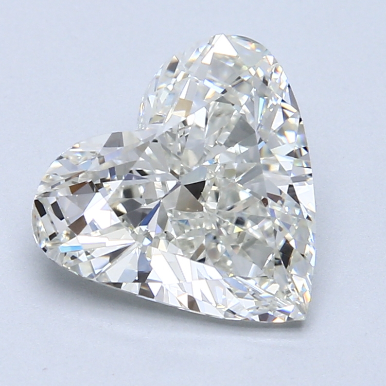 3.01 ct Heart Shape Natural Diamond : J / VVS2