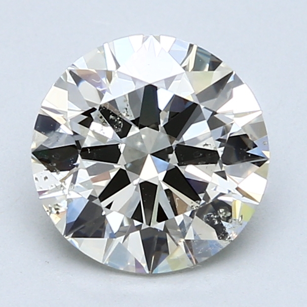 2.00 ct Round Natural Diamond : K / SI2