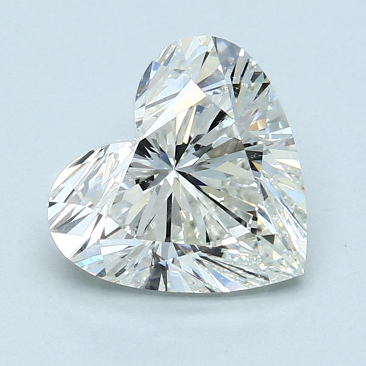 2.50 ct Heart Shape Natural Diamond : H / SI2